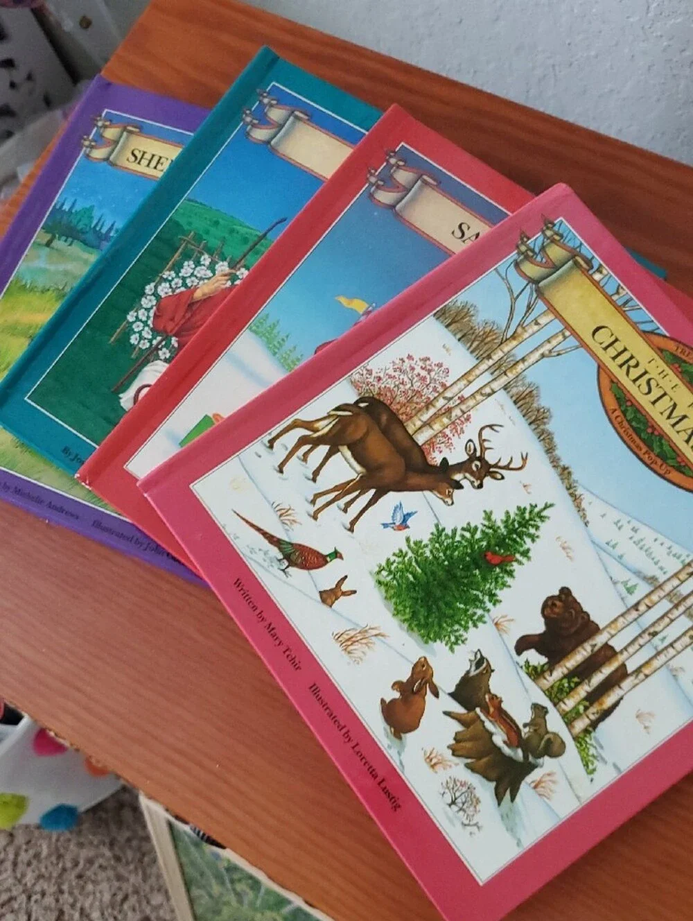 Pop-Up Children's Christmas Storybook Set Of Four
